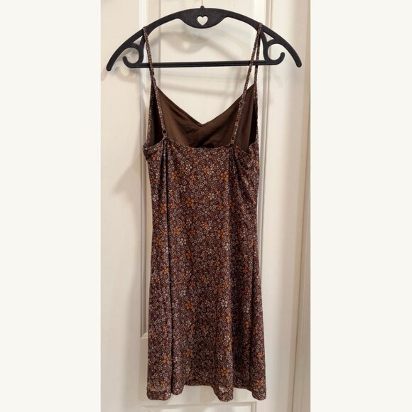 Motel Rocks Brown Floral Slip Dress – Small - Picture 3 of 10